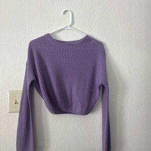 Streetwear Society Lavender Knit Top